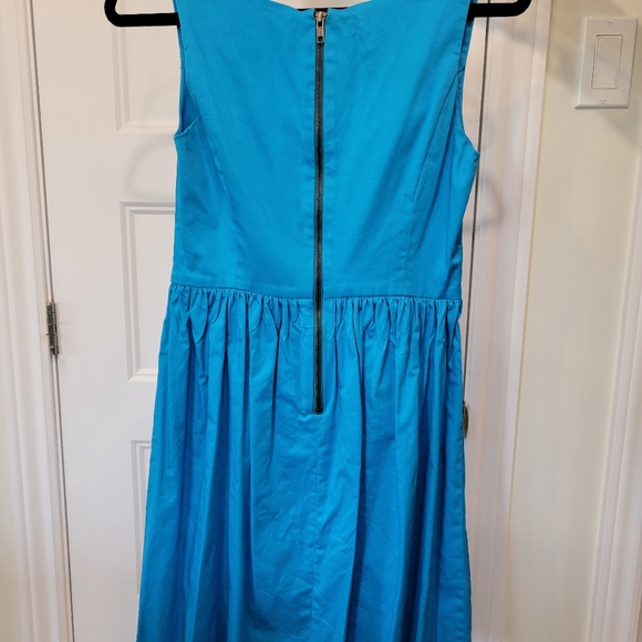 Blue Vintage Retro inspired dress - Picture 3 of 4